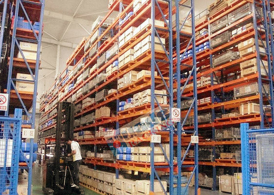 Q345 het Rek die van de Staalpallet het Op zwaar werk berekende het Pakhuis van 2000kg Rekken opschorten